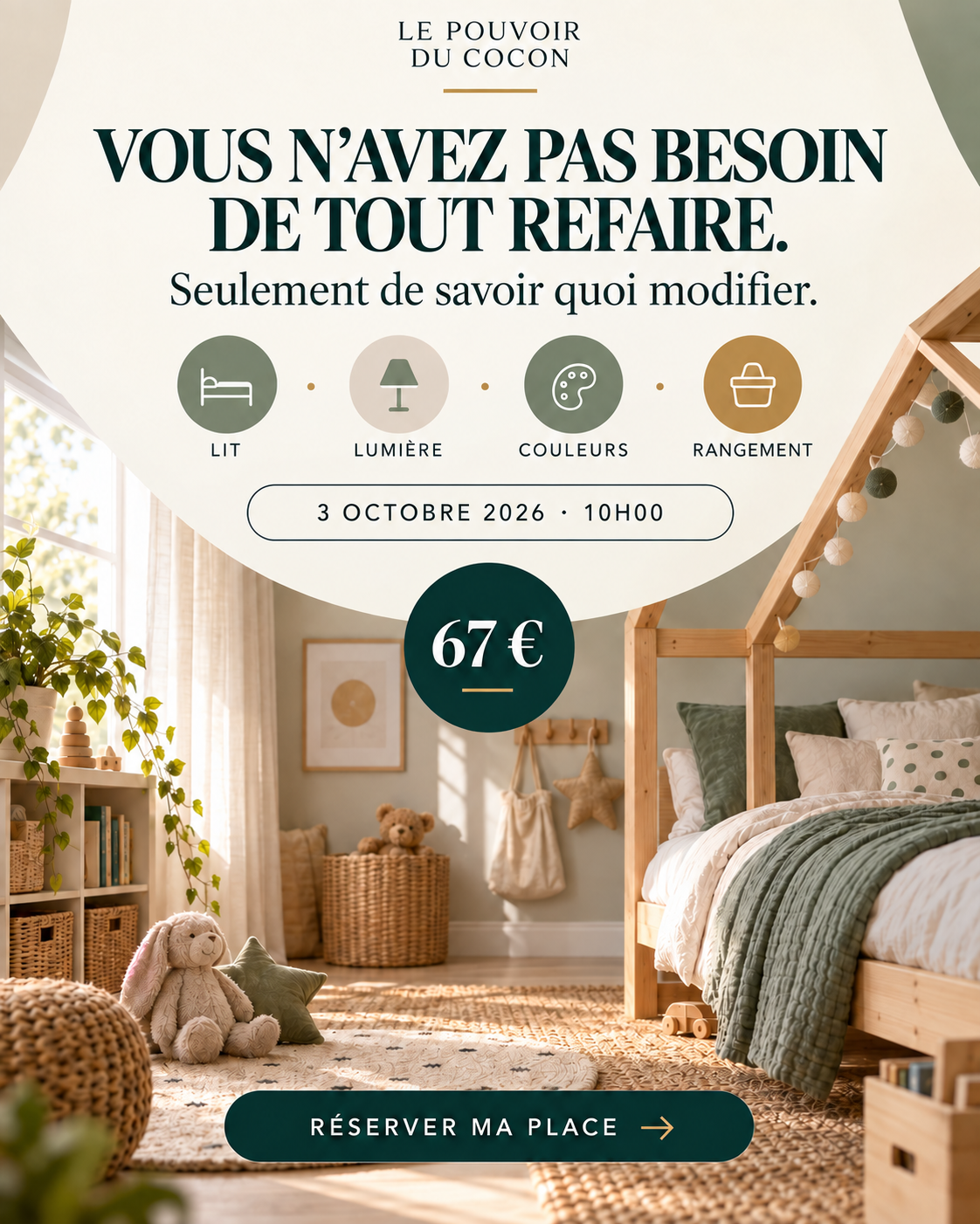 Visuel publicitaire V2 sur les ajustements concrets